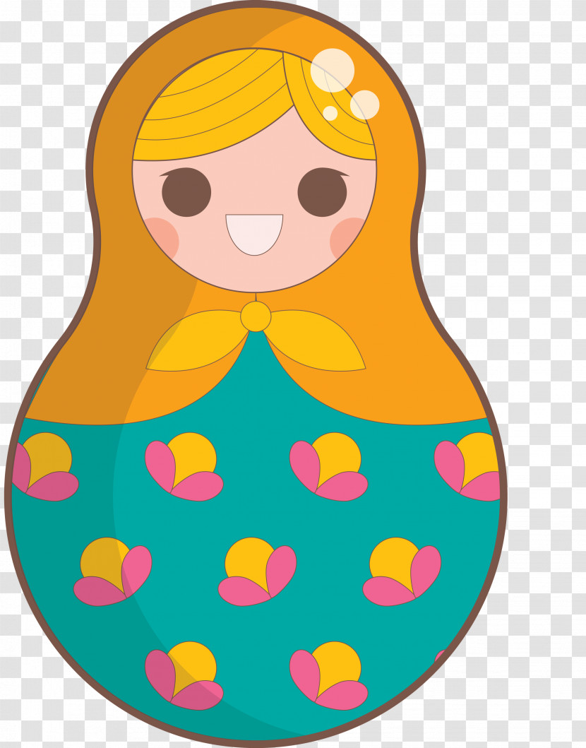 Colorful Russian Doll Transparent PNG