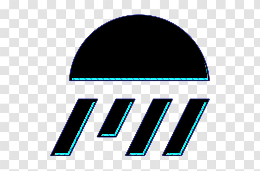 Forecast Icon Raining Weather - Electric Blue Logo Transparent PNG