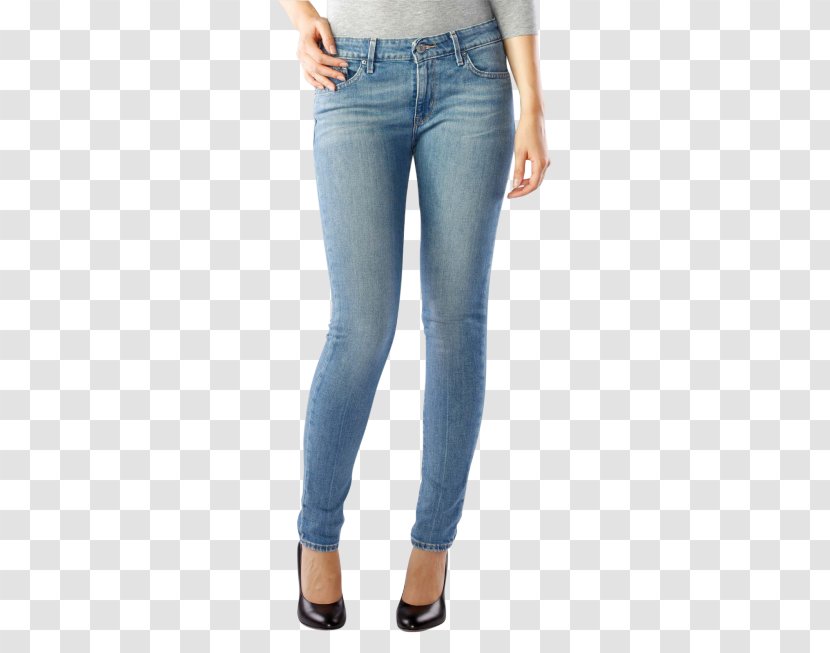 Jeans Levi Strauss & Co. Denim Slim-fit Pants Leggings - Silhouette - Woman Wash G Transparent PNG