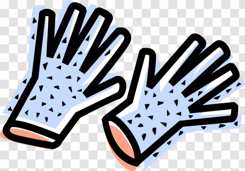 Clip Art Rubber Glove Vector Graphics Illustration - Sports Equipment - Safety Gloves Transparent PNG