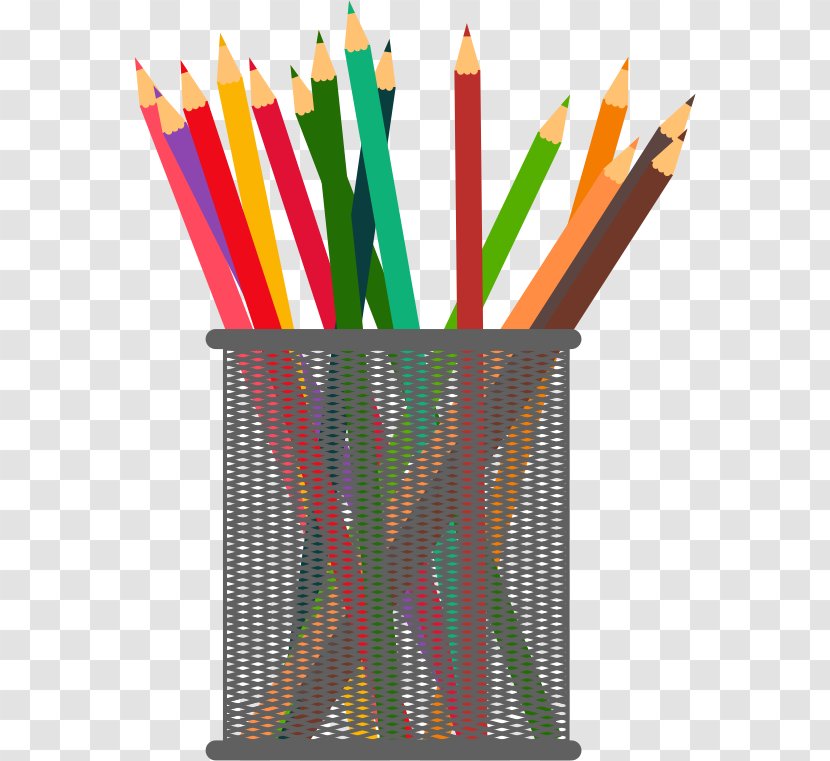 Pen & Pencil Cases Drawing Colored Clip Art - Paper - Holder Transparent PNG