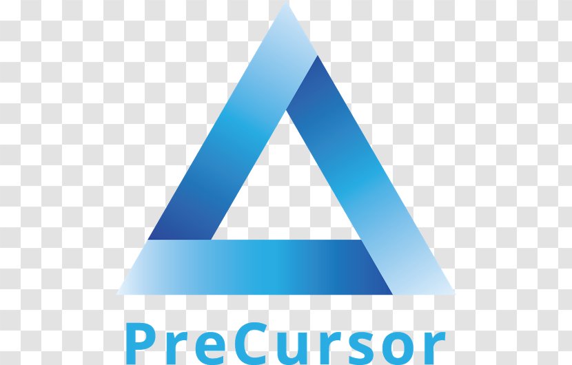 Triangle Logo Product Design Brand - Blue Transparent PNG