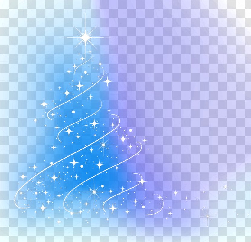 Christmas Tree Light New Year Decoration - Abstract Transparent PNG