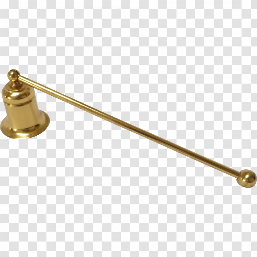 Brass Candle Lighter With Bell Snuffer Snuffers - Apagador Transparent PNG