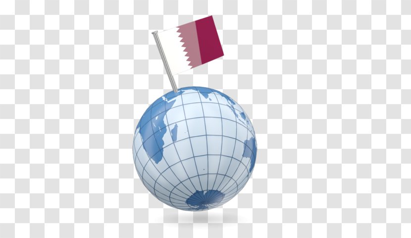 Globe Sphere - Flag Of Qatar Transparent PNG