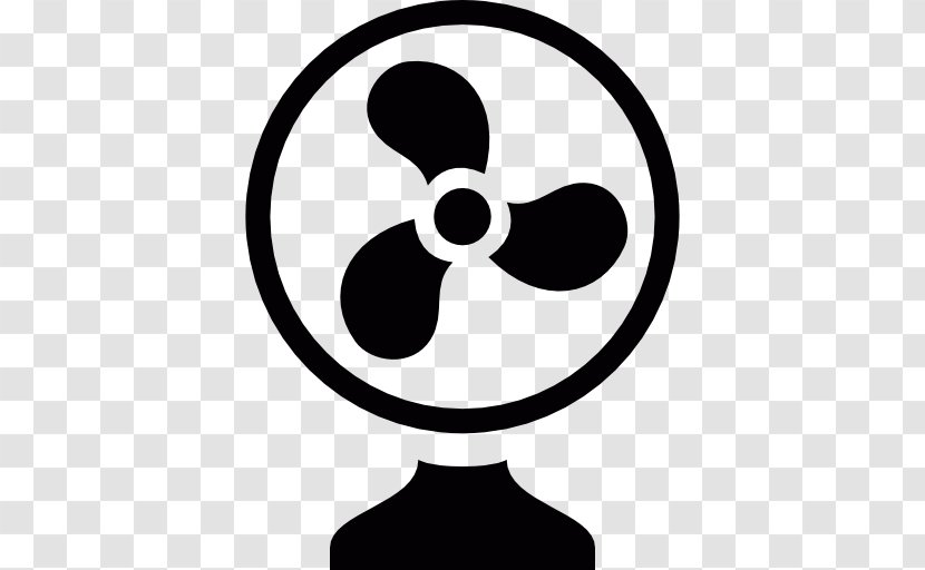 Fan Clip Art - Monochrome - Vector Transparent PNG