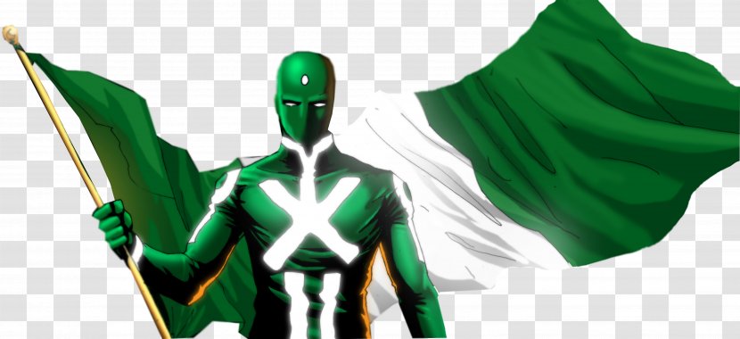 Superhero - Green Transparent PNG