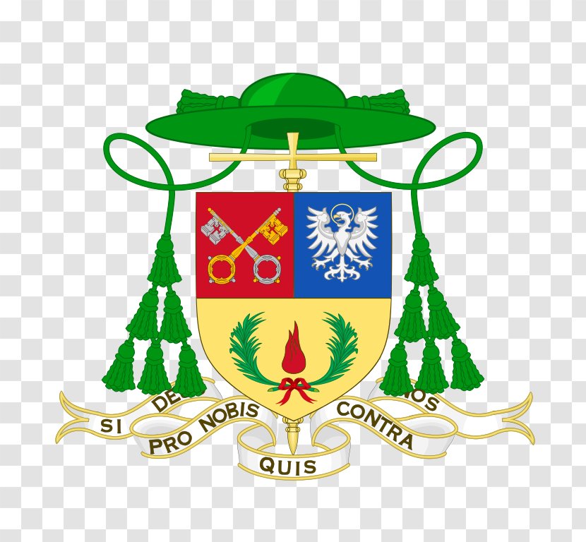 Monsignor Coat Of Arms France Bishop Achievement - Christmas Ornament Transparent PNG