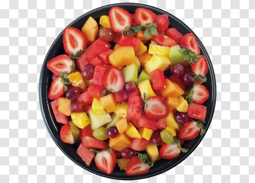 Fruit Salad Vegetarian Cuisine Recipe Plate - Cutlery Transparent PNG