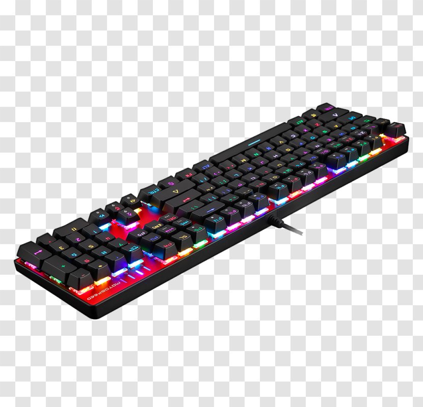 Computer Keyboard Mouse Gaming Keypad Keycap Μηχανικό πληκτρολόγιο - Backlight Transparent PNG