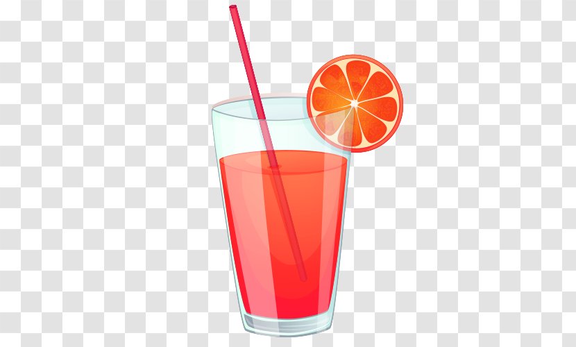 Sea Breeze Bay Orange Juice Woo Harvey Wallbanger - Cartoon - Drink Transparent PNG