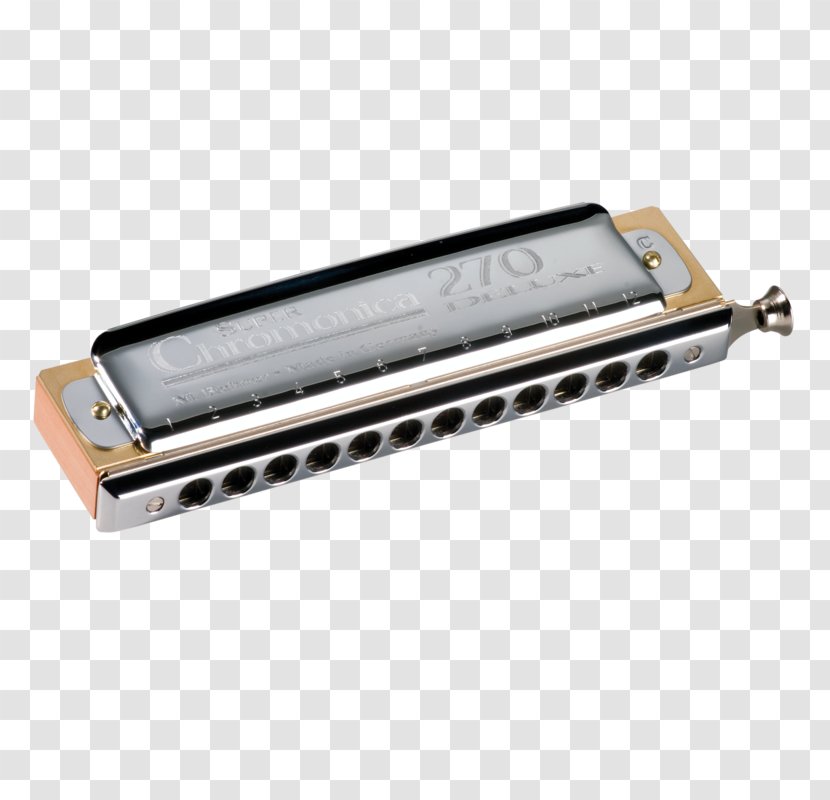 Chromatic Harmonica Hohner Musical Instruments C Major - Frame Transparent PNG