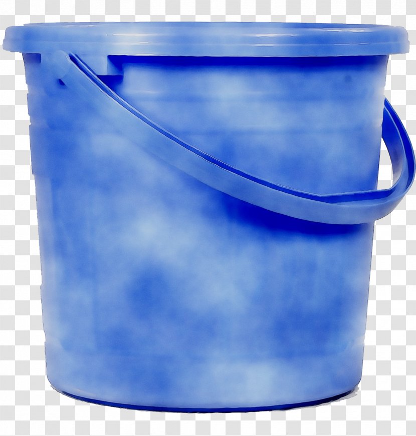 Bucket Plastic Product Cylinder Lid - Blue Transparent PNG