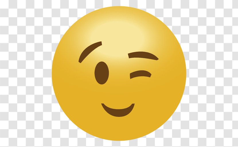 Emoji Emoticon Smiley Wink - Smile Transparent PNG