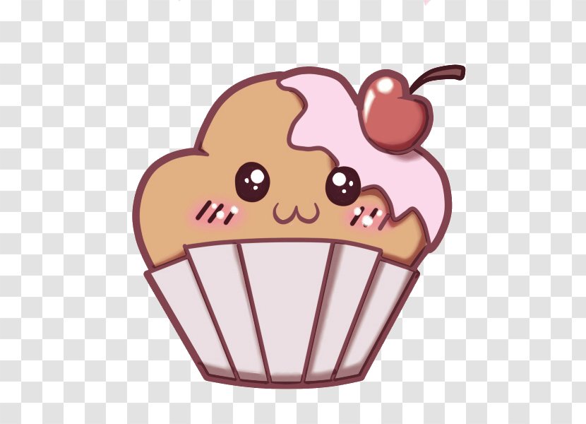 Love Cupcake Drawing Kavaii Muffin - Watercolor - Cartoon Sushi Transparent PNG