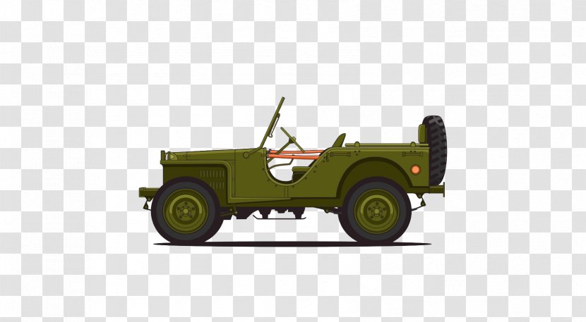 Jeep CJ Car 2018 Wrangler Willys MB - Military Vehicle Transparent PNG