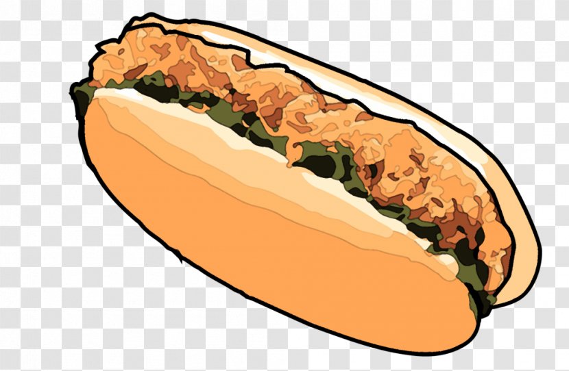 Hot Dog Hamburger Chili Con Carne Fast Food - Junk - Jollibee Pattern Transparent PNG