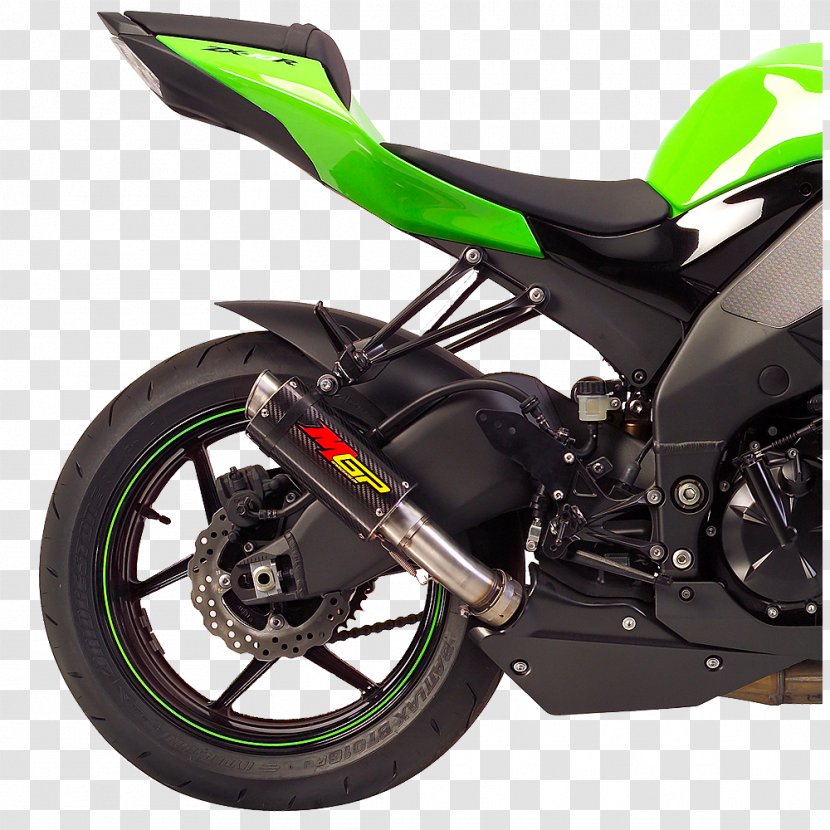 Exhaust System Kawasaki Ninja ZX-10R ZX-6R Motorcycle - Heavy Industries Transparent PNG