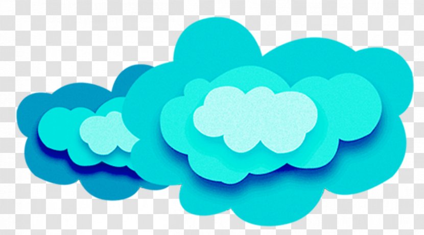 Papercutting Cloud - Azure - Clouds Paper Cutting Transparent PNG