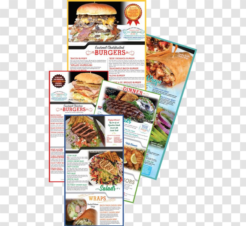 Hamburger Fast Food Bob's Burgers & Brew Convenience - Recipe - Menu Transparent PNG