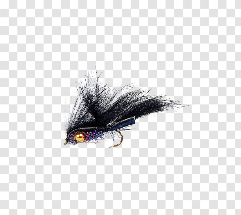 Fishing Bait Black M - Fly Streamers Transparent PNG