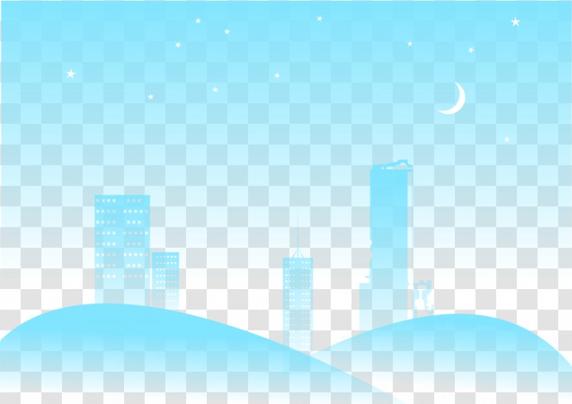 Blue Desktop Wallpaper Clip Art - Scalable Vector Graphics - Cityscape Cliparts Transparent PNG