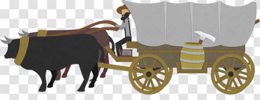 Chariot Horse Harnesses Cattle Wagon Transparent PNG