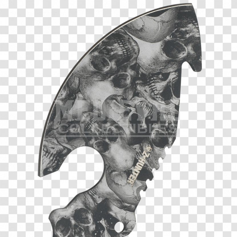 Skull Skeleton White Axe Transparent PNG