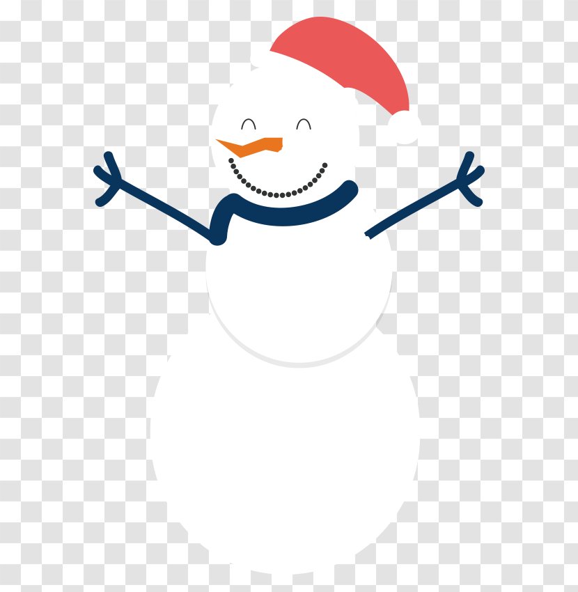 Snowman Hat Scarf - Fictional Character Transparent PNG