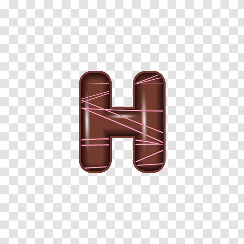 Chocolate Letter - From A To Z In The Alphabet - H Transparent PNG