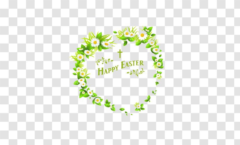 Easter Bunny Christmas - Area - The Flowers Decorate Border Transparent PNG