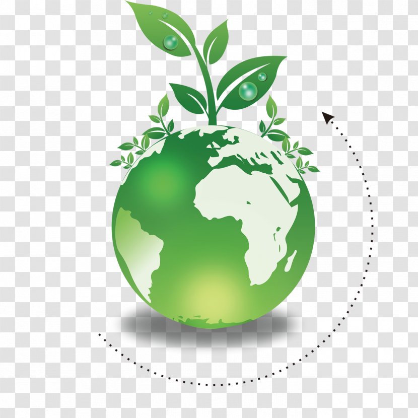T-shirt Environmentally Friendly Sustainability Organization Clip Art - Green Earth Transparent PNG