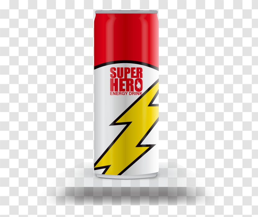 Energy Drink Red Bull Superhero Beverage Can Transparent PNG
