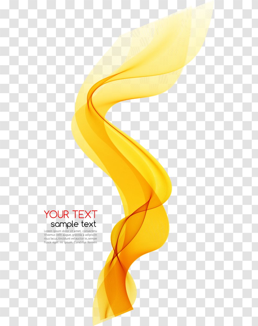 Adobe Illustrator Euclidean Vector - Yellow - Various Streamers Transparent PNG