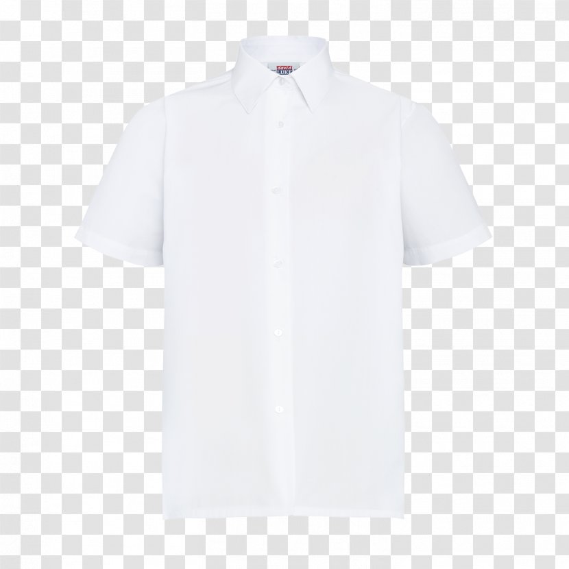 Polo Shirt Collar Sleeve Tennis Neck - White Short Sleeves Transparent PNG