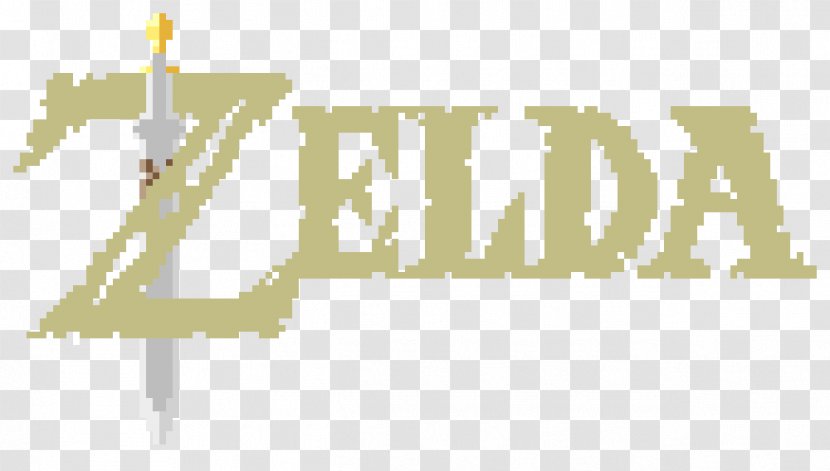 The Legend Of Zelda: Breath Wild Link Pixel Art Logo - Design Transparent PNG