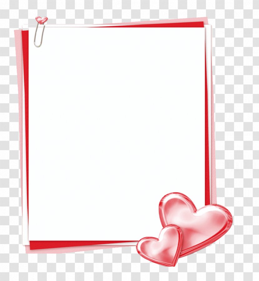 Download - Frame - Love Notes Transparent PNG