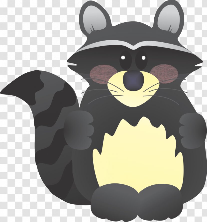 Raccoon Drawing Clip Art - Small To Medium Sized Cats - Racoon Pic Transparent PNG