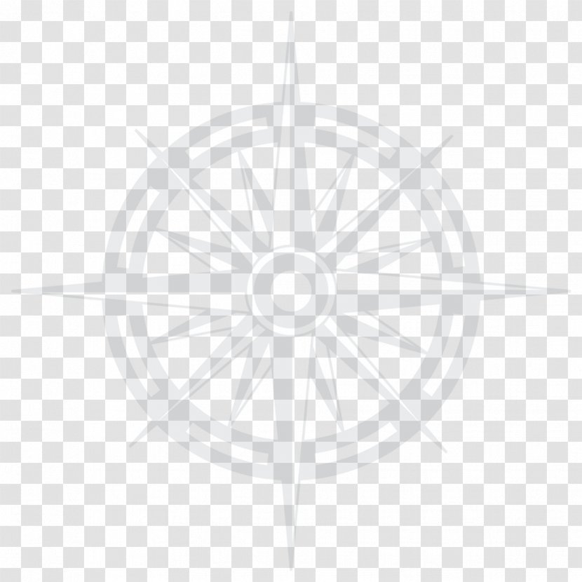 Line White Symmetry - Monochrome - Creative Compass Transparent PNG