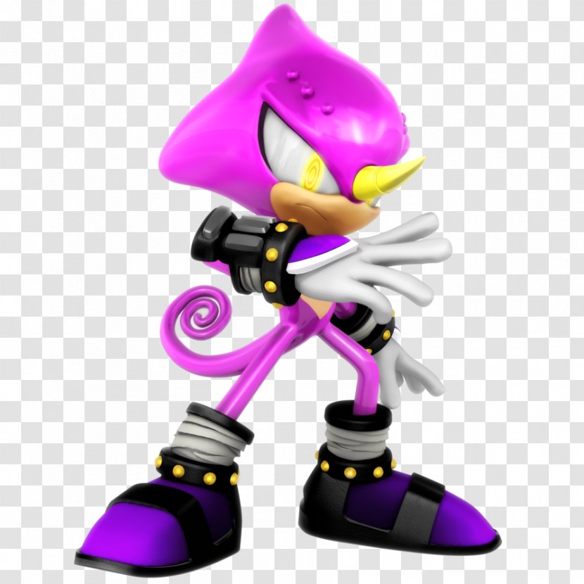 Espio The Chameleon Metal Sonic Tails Runners Hedgehog - Figurine - Future Transparent PNG
