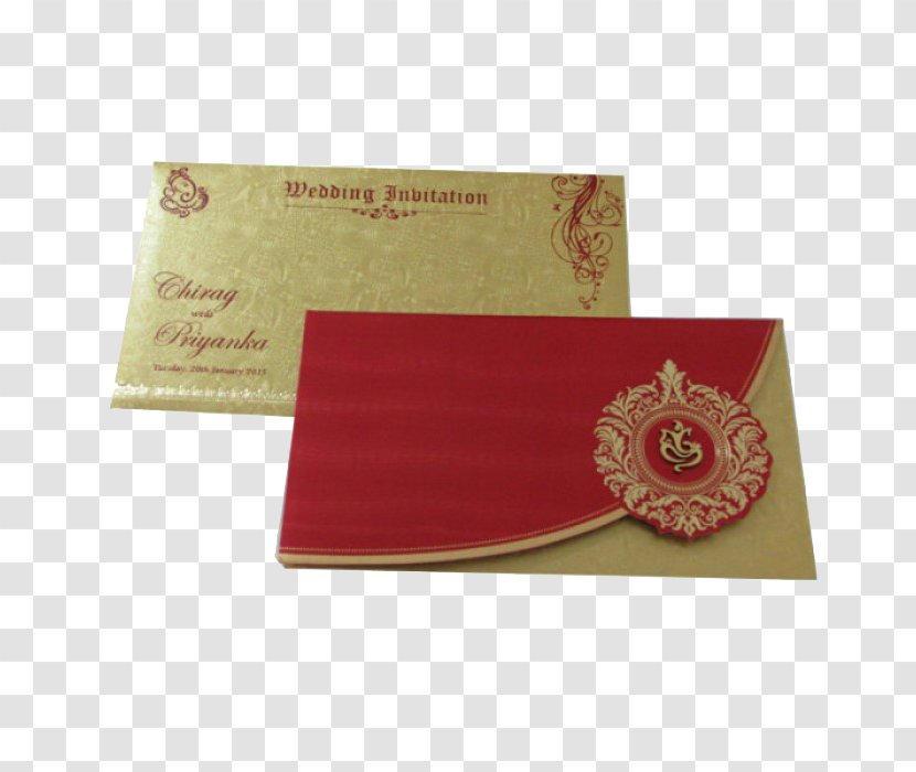 Wedding Invitation Paper Hindu Weddings In India - Envelope Transparent PNG