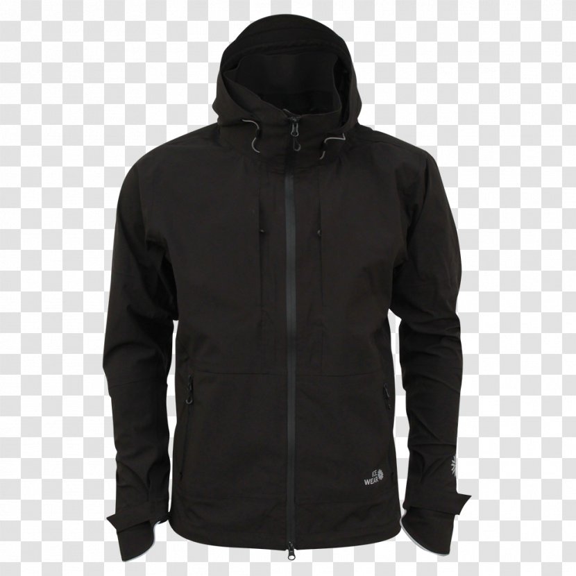 Hoodie Jacket Parka Gore-Tex Waterproofing - Sweatshirt - Black Transparent PNG