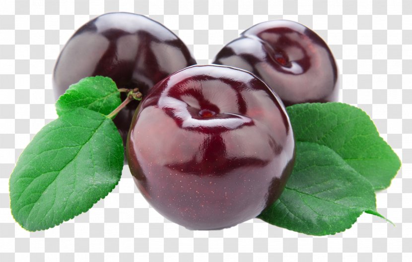 Plum Cherries Prune Food Fruit Transparent PNG