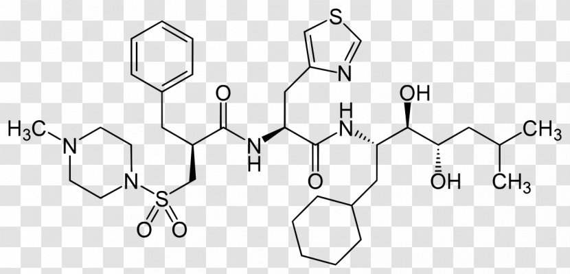 Molecule Tetrapeptide Management Of HIV/AIDS Opioid - Aids - Renin Inhibitor Transparent PNG