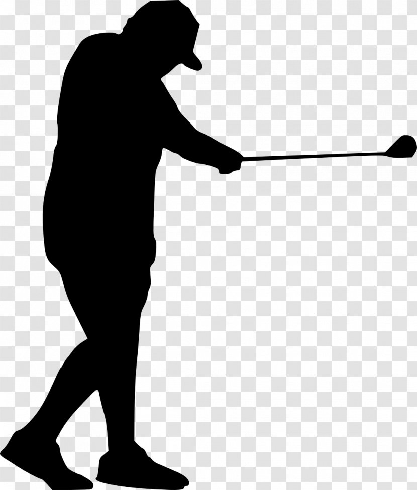 Silhouette Golfer - Recreation - Silhouettes Transparent PNG