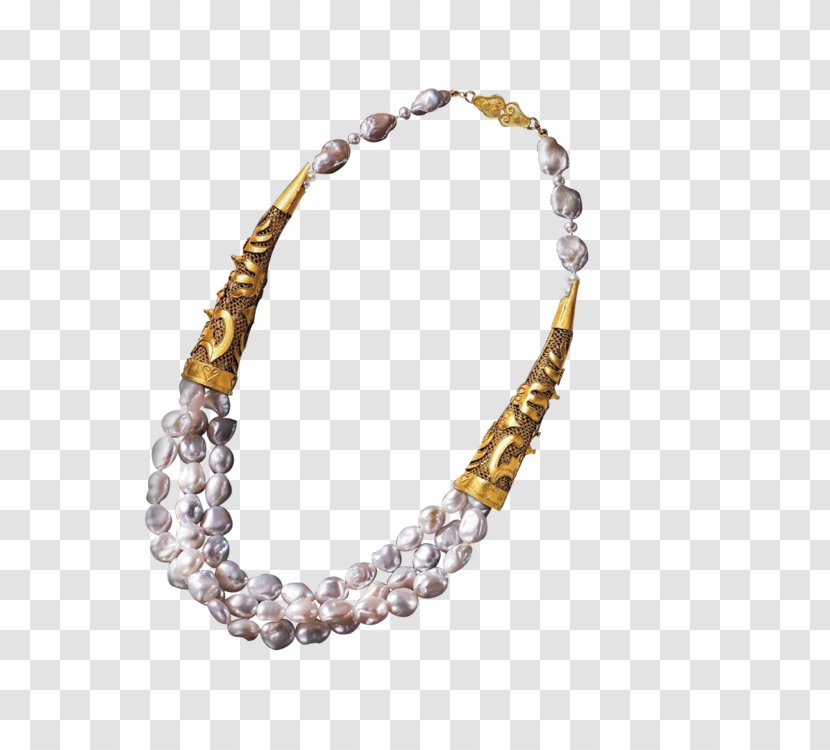 Pearl Bead Necklace Bracelet Transparent PNG