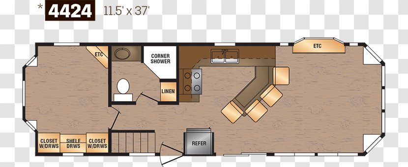 Floor Plan Park Model Campervans House Transparent PNG