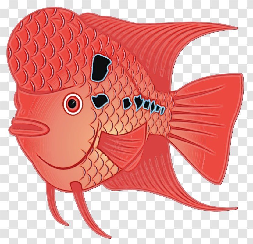 Cartoon Fish Pink Goldfish Transparent PNG