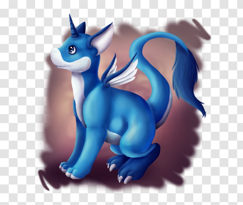 Dragon Figurine Microsoft Azure Animated Cartoon - Mythical Creature Transparent PNG