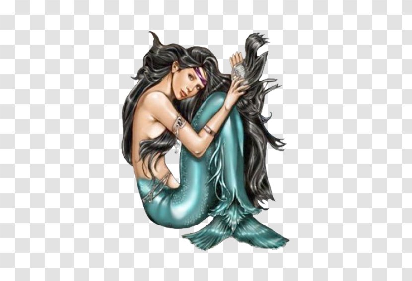 Mermaid Sticker Merman Woman Legendary Creature - Selkie Transparent PNG